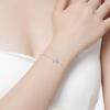 Fanci Sterling Silver Rose Flower Bracelet