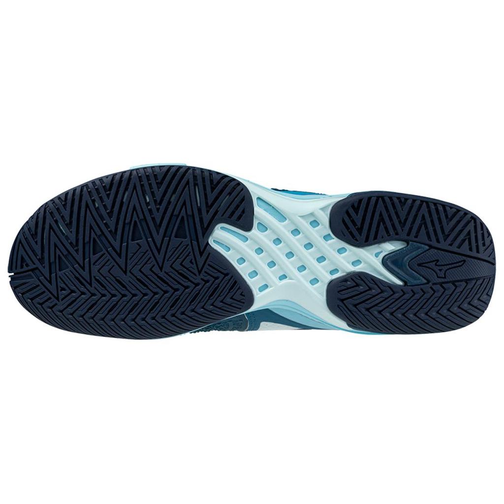 Mizuno Wave Exceed Tour 6 Men's Blue Low Top Tennis Shoes Shockproof Non-slip Wear-resistant Sweat-absorbent Athletic Sneakers 61GA2470-27