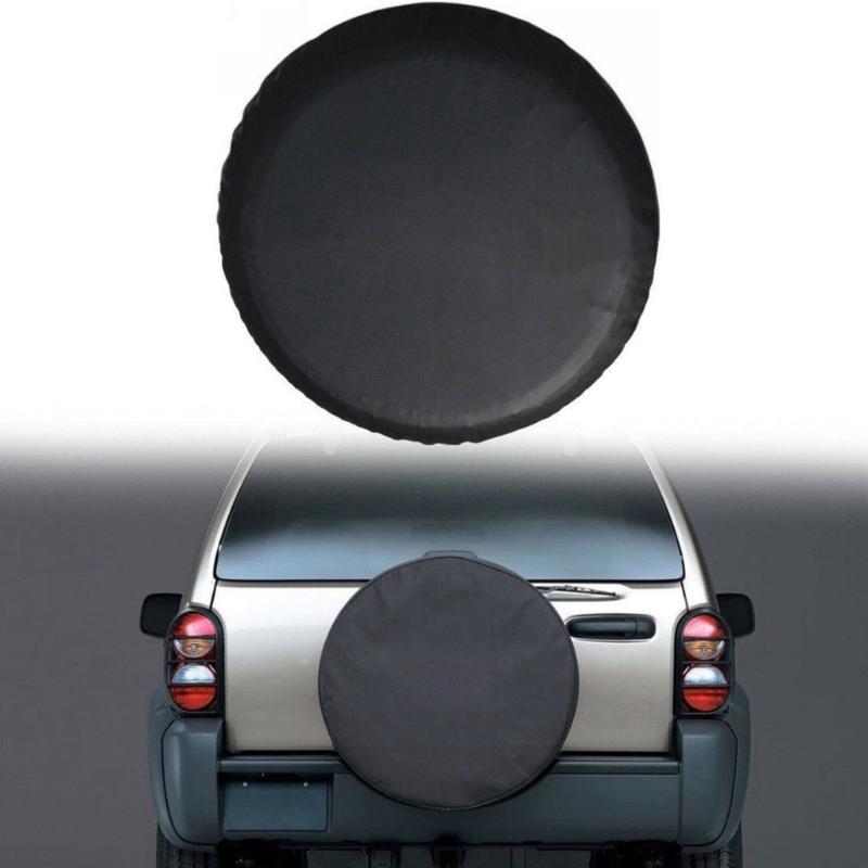 Heavy Duty PVC Spare Wheel Cover Lychee Texture Designs Spare Tyre Cover Upgrades Fit Most SUV Trucks And 4x4 Vehicles