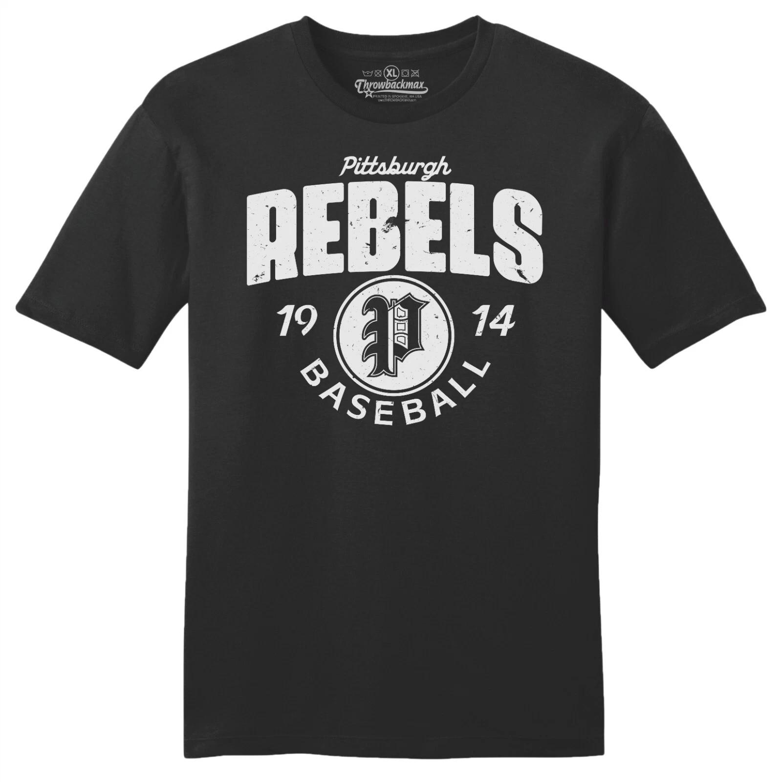 Pittsburgh Rebels 1914 Baseball TRI-BLEND Tee Shirt - Pirates, Steelers S