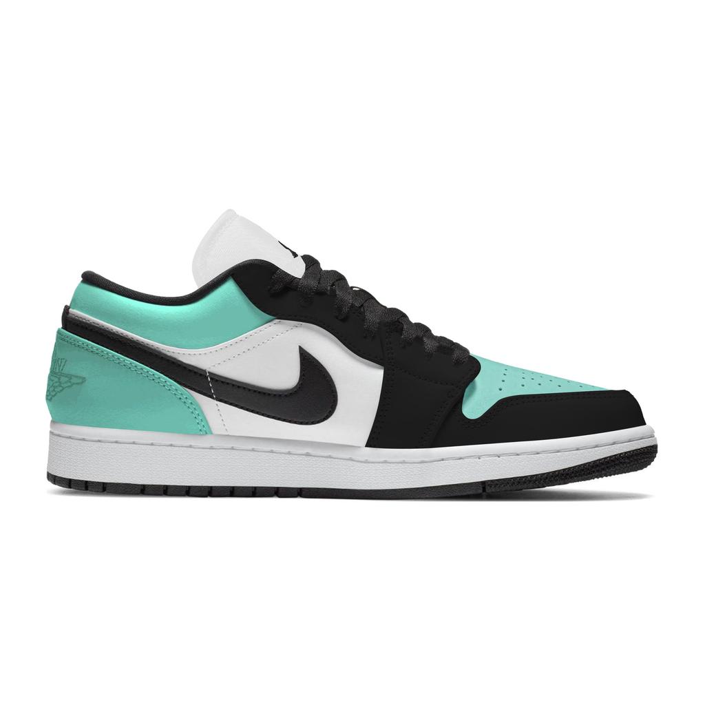 Jordan Air Jordan 1 Low top Skateboard Shoes Unisex Blue 553558-165(Team963-SBOX)