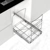 Pull-out Trash Can Rack Chrome Finish Under-Cabinet Garbage for Kitchen
