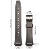 Watch Band For Casio W800H W-800H W-217H Strap Sport Resin Bracelet 18mm Wristband