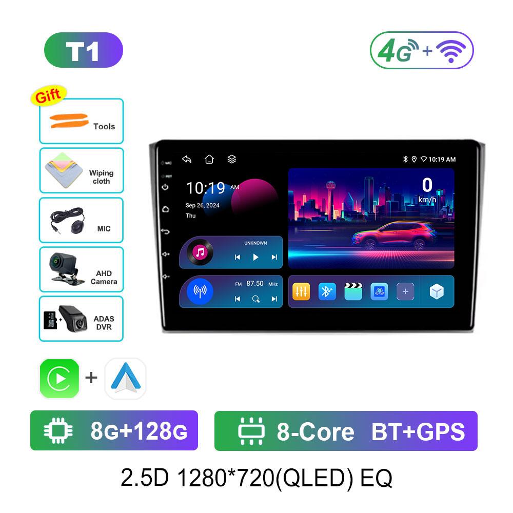 Bluetooth Android 14 WiFi for Mazda CX9 CX-9 TB 2006 - 2010 2016 Car Radio Multimedia Player DSP Stereo GPS 4G Split Screen