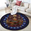 Harmonious Musical Harmony Round Area Rug Under Office Chairs Bedroom Living Room Home Decor