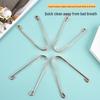 Pure Copper U-Shaped Tongue Scraper - Bad Breath Remover & Oral Care Tool