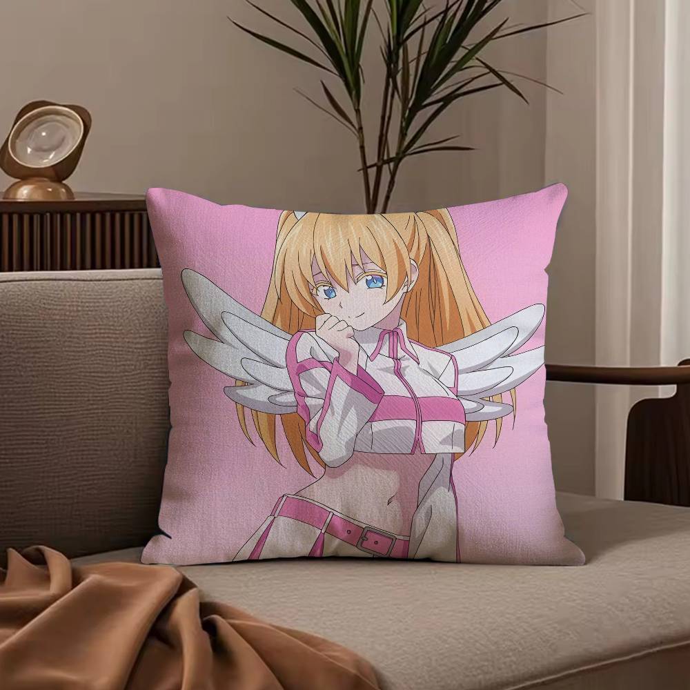 Anime 2.5 D-Dimensional S-Seduction Pillow Case Anti-dustmite Pillowcase Invisible zipper silky short plush Sofa cushion cover
