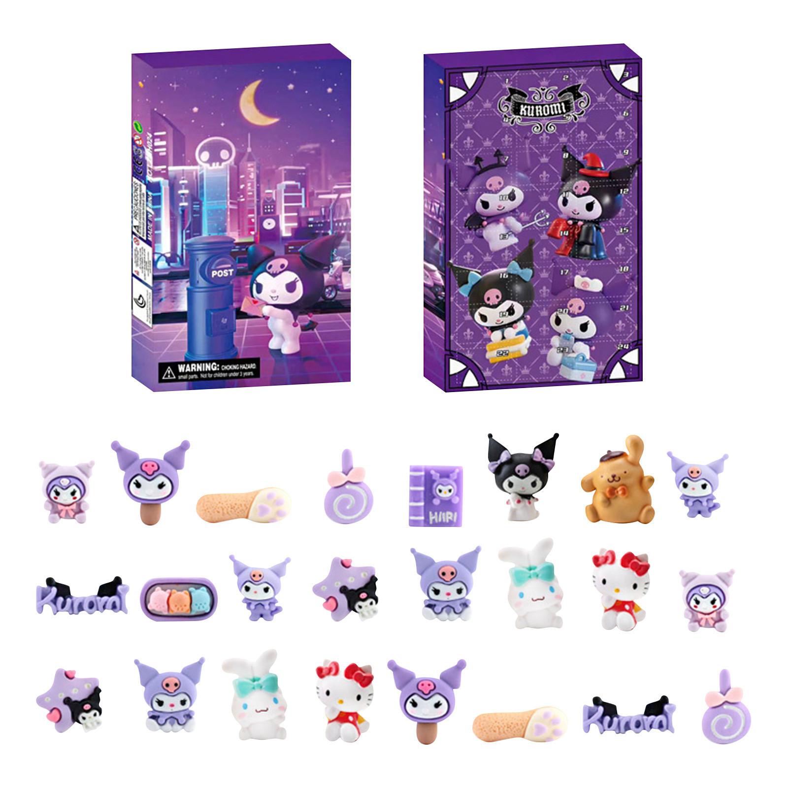 

Праздничный календарь содержит 24 подарка, фестивальные милые фигурки кукольный адвент-календарь, фестивальный календарь обратного отсчета с игрушками-сюрпризами, FestivalCollec One Size