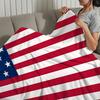 Americká USA US Vlajka Deku Pro Měkkou Přehozovou Deku na Piknik Postel Pohovku Domov Ložnici Útulnou Teplou Pohodlnou