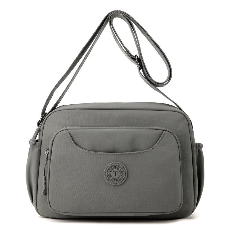 Women's Multi-Layer Shoulder Bag Solid Color Crossbody Bag Mother Bag