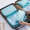 MDNGMDNG 7-Piece Twill Travel Storage Bag Set