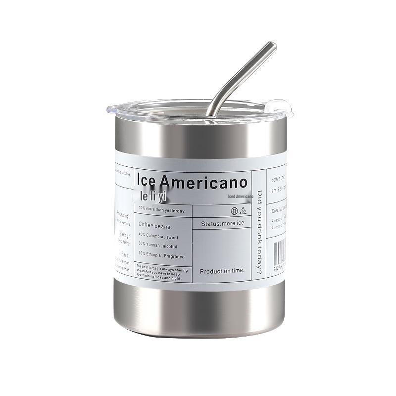 

Mongdio 304 Stainless Steel Portable Coffee Tumbler with Straw