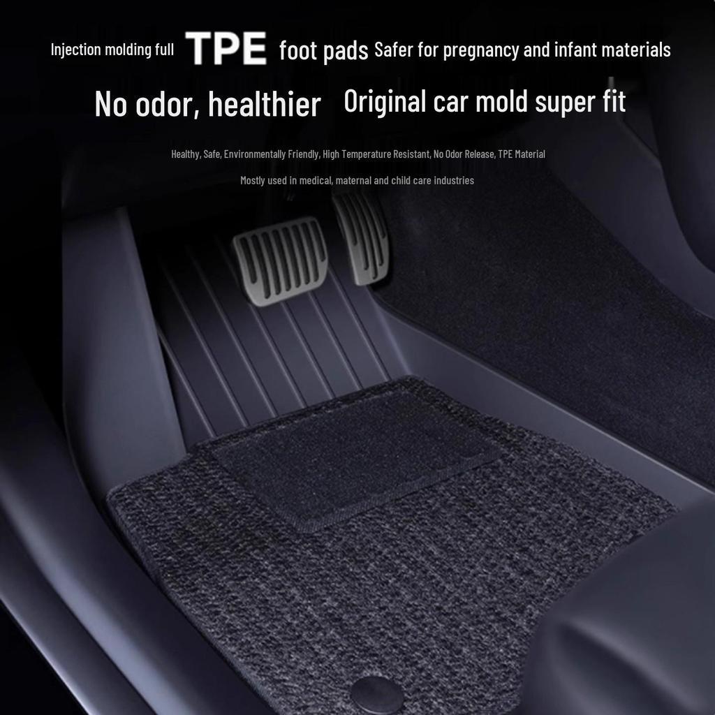 Custom TPE Floor and Trunk Mats for Tesla Model 3 & Y
