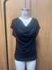 European and American Women's High Neck Summer Pullover T-shirt