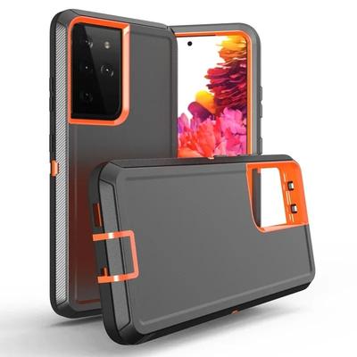 3 IN1 For Samsung Galaxy S23 S22 S21 S20 ULTRA S10 S8 S9 Plus Note 20 10 9 8 Heavy Duty Shockproof Armor Dustproof Phone Case