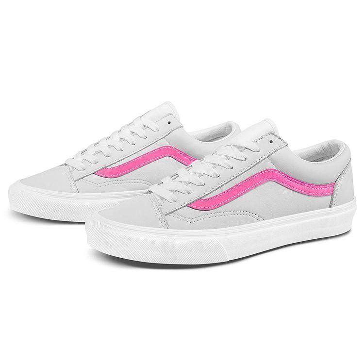 Vans Style 36 Leather Pop - Sugar Plum Unisex Sneakers Grey True-White VN0A54F6A6B