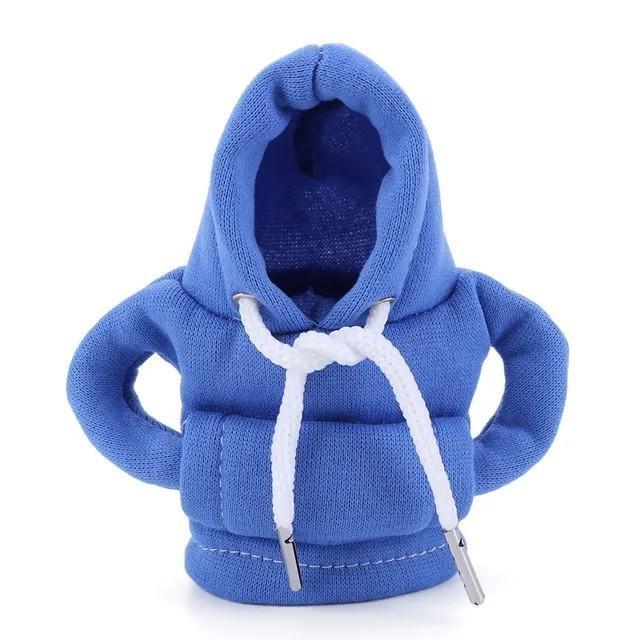 

1PC Christmas Hoodie Car Gear Shift Cover Fashion Gearshift Hoodie Car Gear Shift Knob Cover Manual Handle Gear Sweatshirt Change Lever Cover синий
