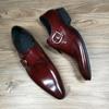 Whoholl Man Business Formal Social Shoe Male England Casual Loafers Black Cheap 2024 Autumn Men's Leather Dress Shoes Zapatos 48