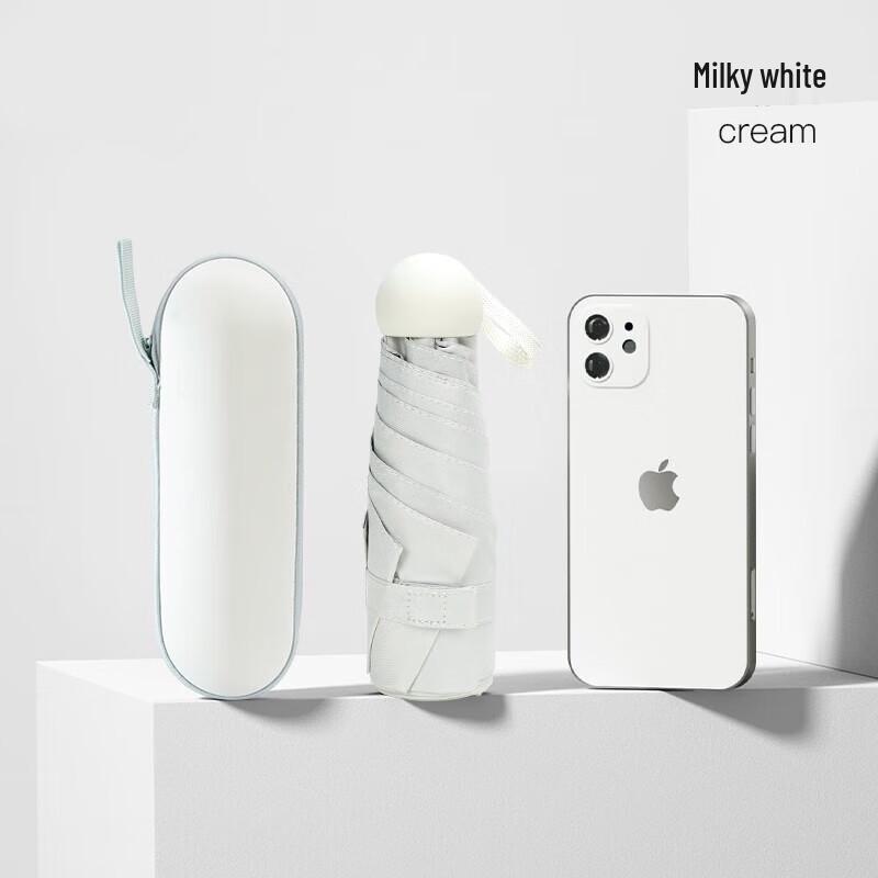 Red Leaf Mini Capsule Pocket Umbrella