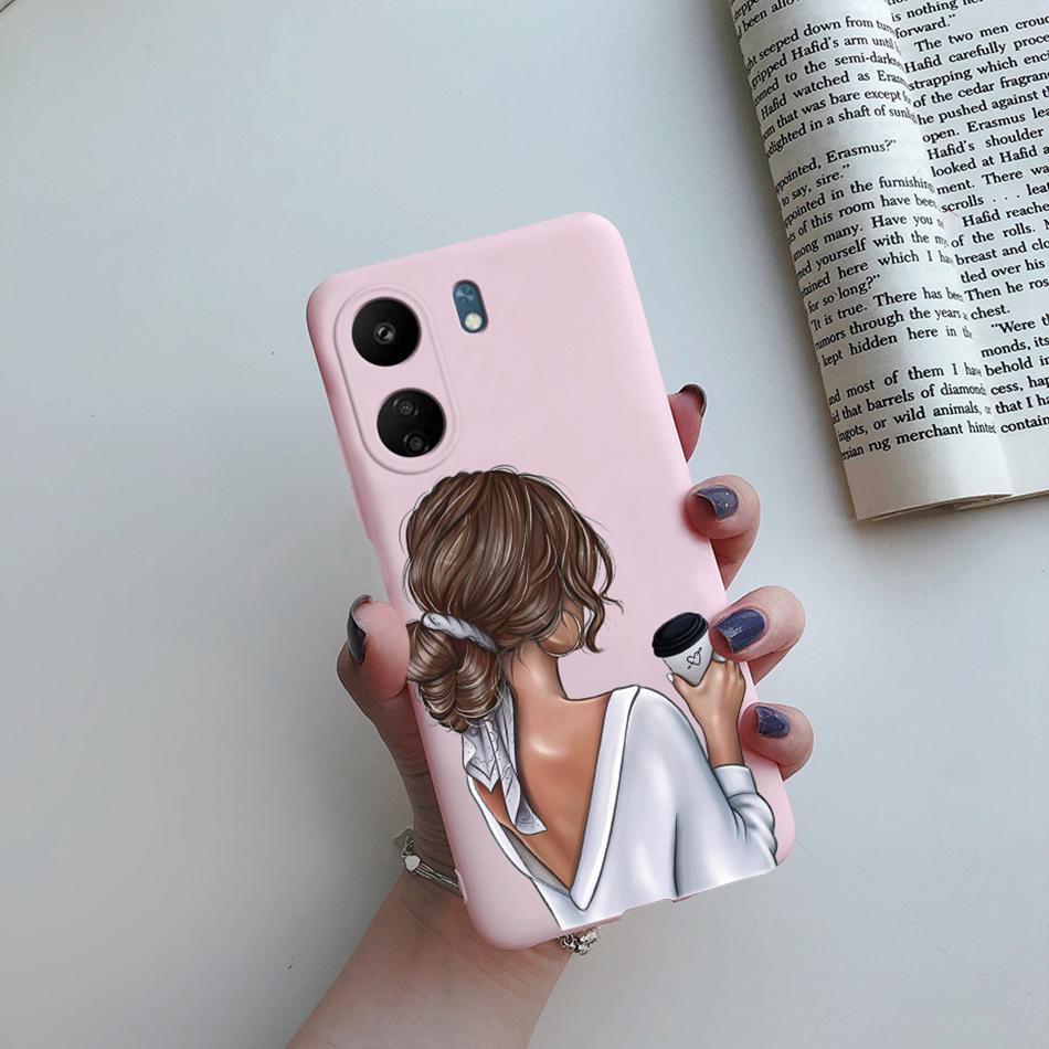 For Xiaomi Redmi 13C Case Super Mom Baby Fashion Girls Cover Soft TPU Fundas For Xiaomi Redmi 13C 13 C Redmi13C Phone Case Coque