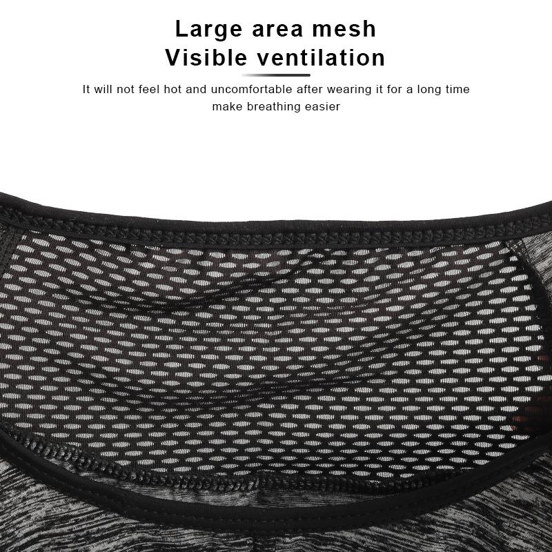 Cycling Face Mask Filter Dust-Proof Bike Half Face Mask Ice Silk Sports Bandana Breathable Sun Protection Sports For Men Women