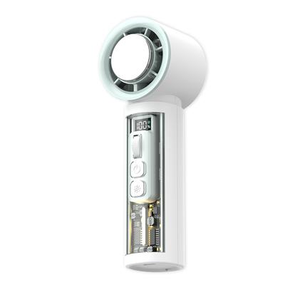 Mini Portable USB Rechargeable Handheld Turbo Fan with Ice Cooling Function and High Speed Turbine Fan for Home and Travel Use