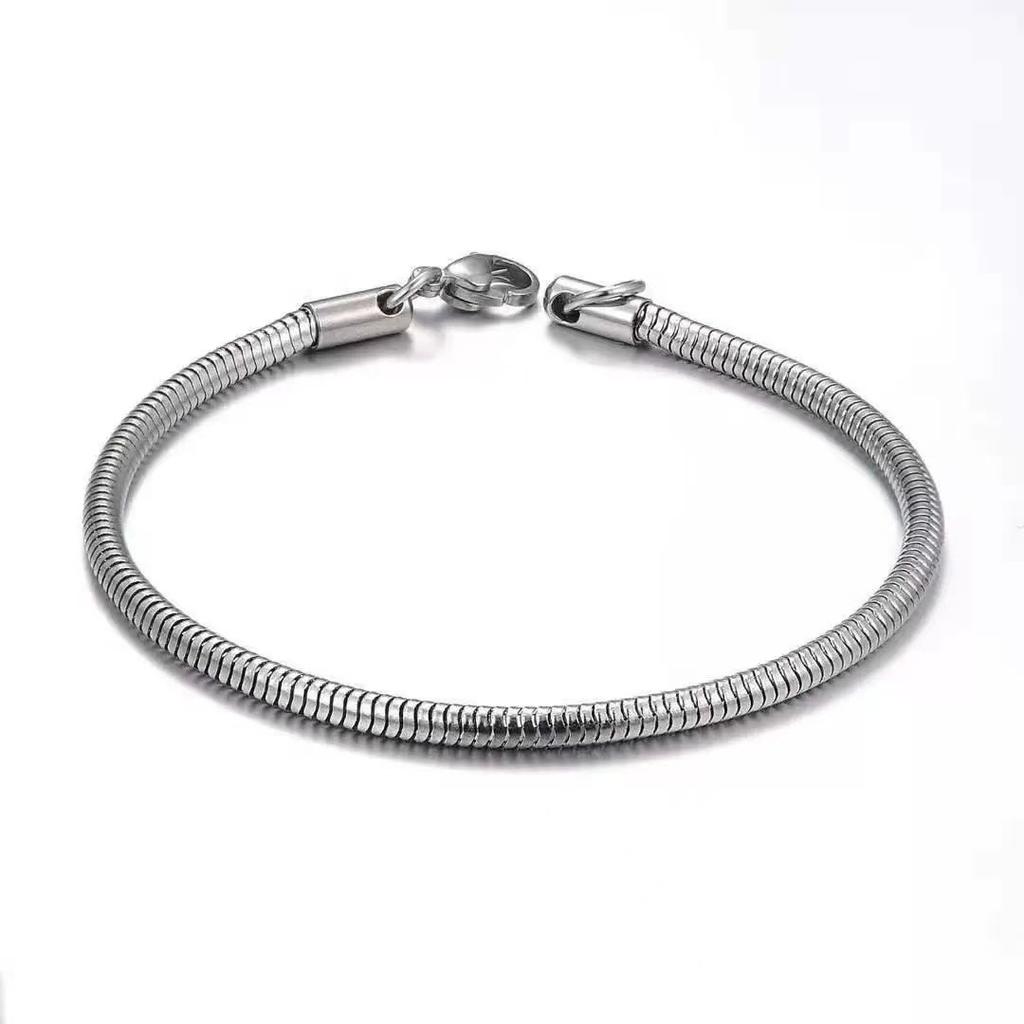 New Trendy Cuban Chain Men Bracelet Classic Stainless Steel 3/5/7/9mm Width Chain Bracelet For Men Women Jewelry Gift