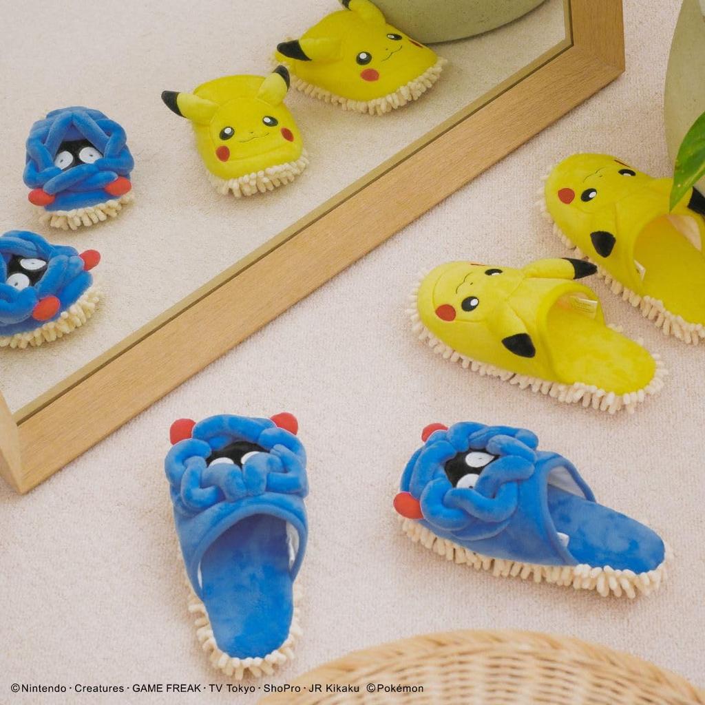 Mop Inches 25 Pokémon Slippers, 211491, Blue, Approx. 9.8 - 10.8 (23 - Cm).