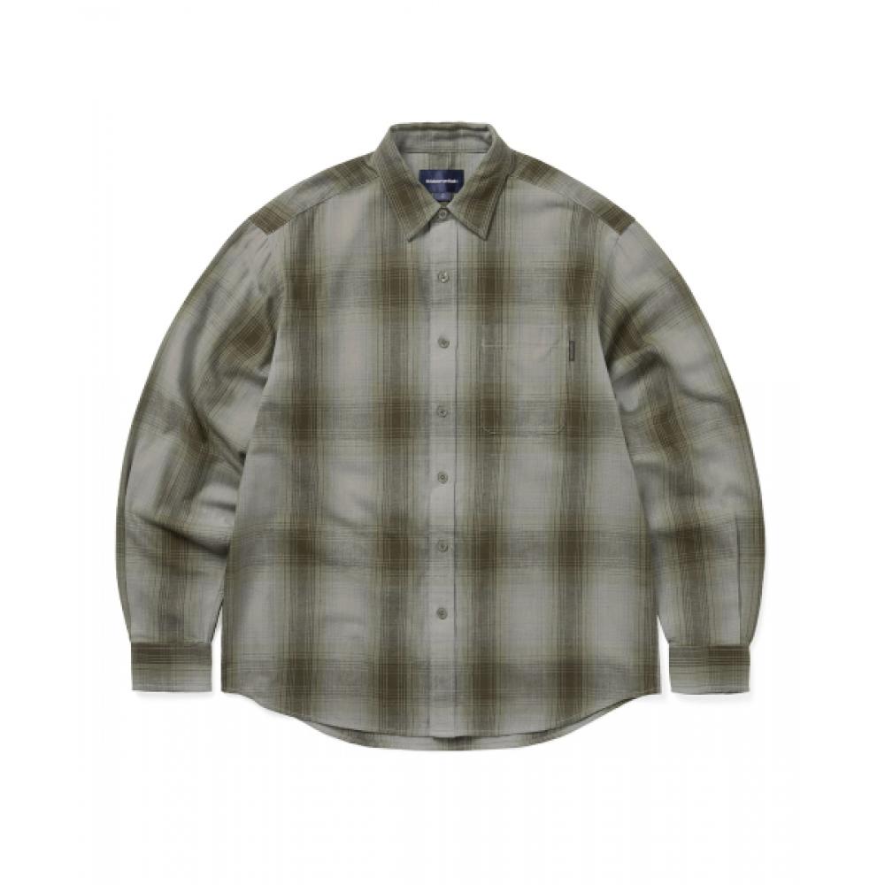 Thisisneverthat Nep Shadow Check Shirt Khaki