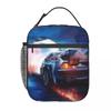 Back To The Future Insulated Lunch Bag for Women Kids Portable Food Boxes Thermal Lunch Box Tote
