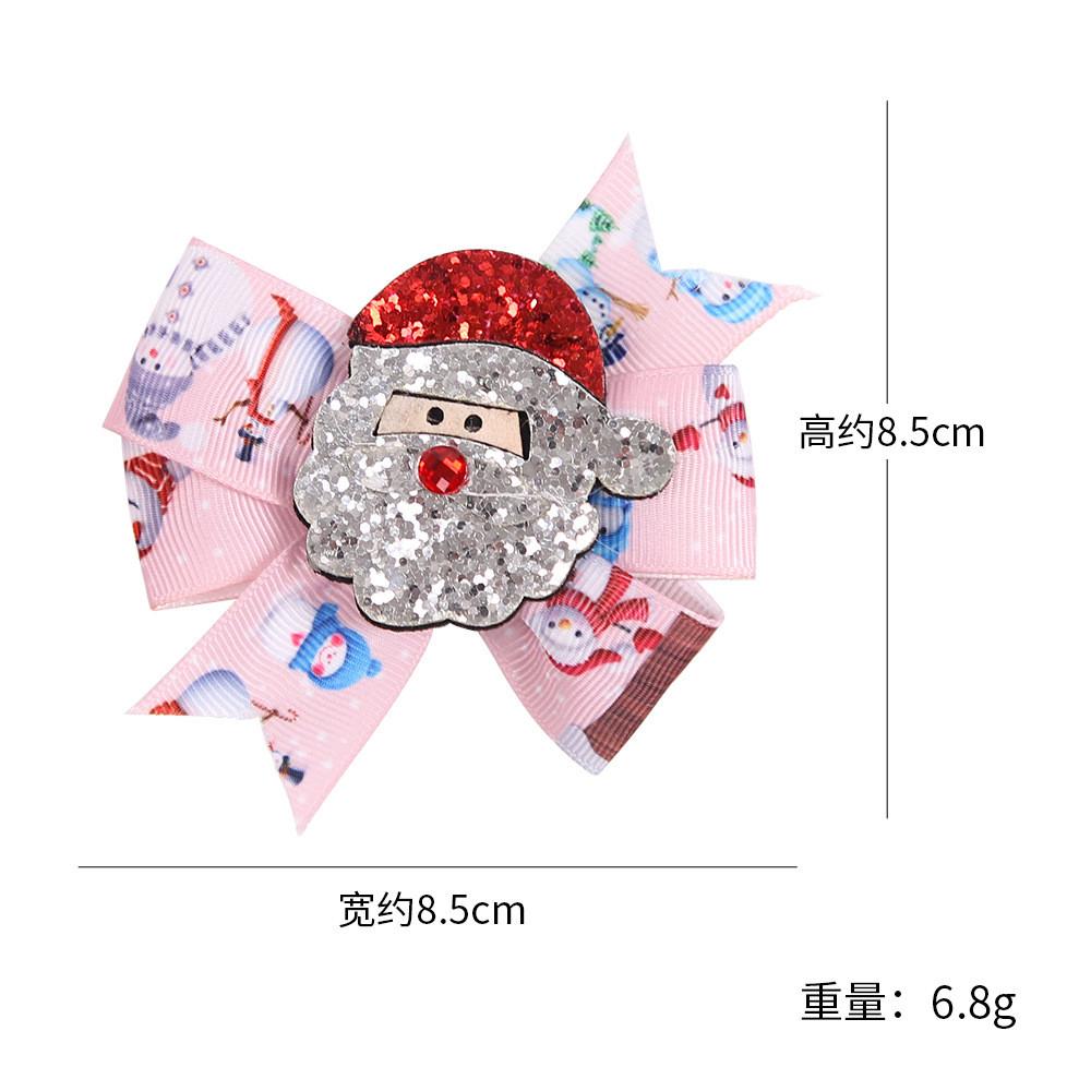 Adorable Hair Christmas Clips For Girls Featuring Sparkling Reindeer Antlers And Cheerful Designs