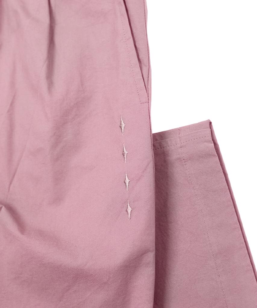 CANVARTS Glitter Wide Elastic Pants (Indie Pink)
