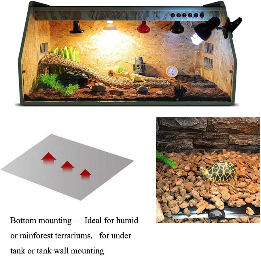 5-7W Reptilien Heizmatte Klettertier Heizung Wärmematten Einstellbarer Temperaturregler Matten Reptilien Zubehör Klettertier Matte