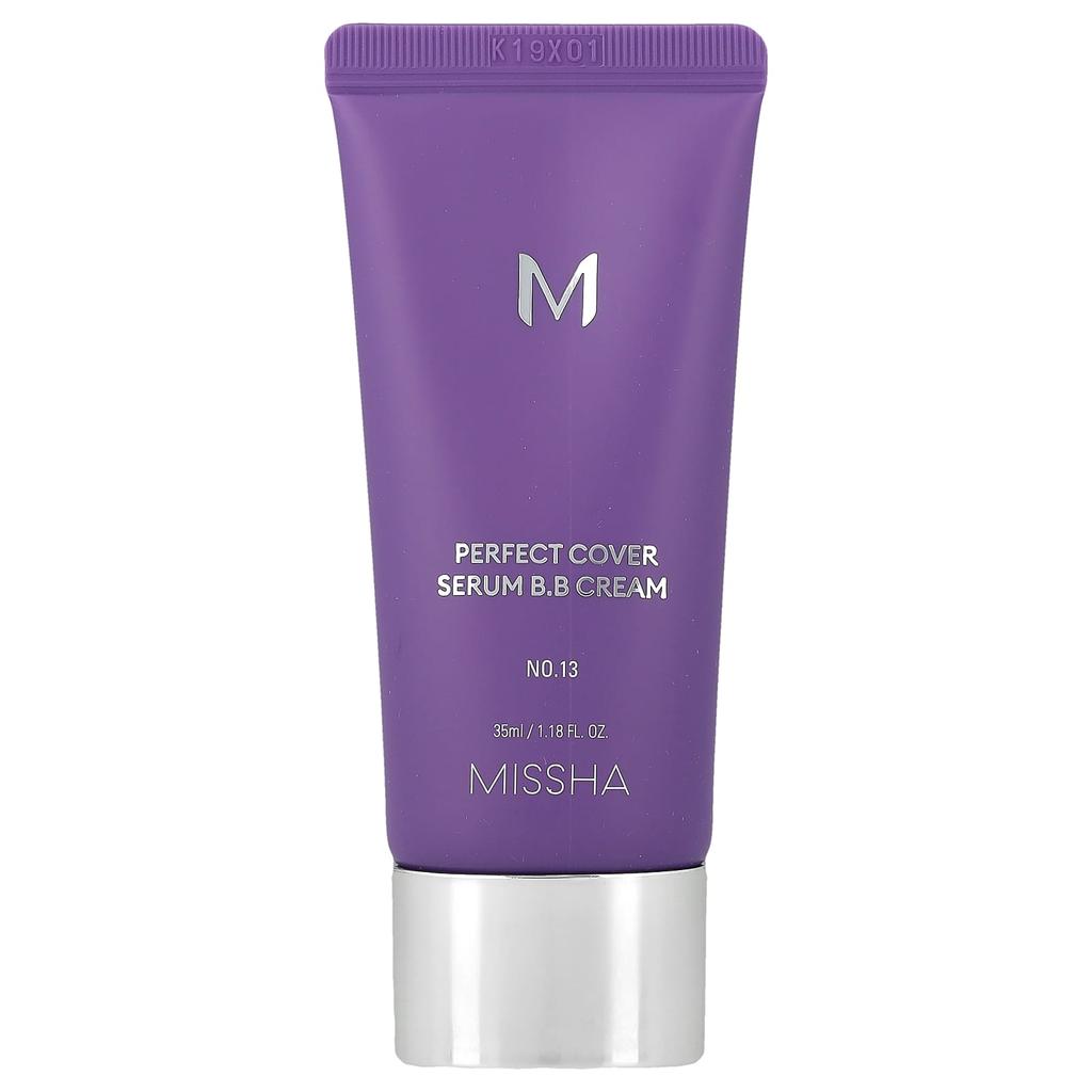 MISSHA Perfect Cover Serum BB Cream, Shade 13 Light Fair, 35ml (1.18 Fl Oz)