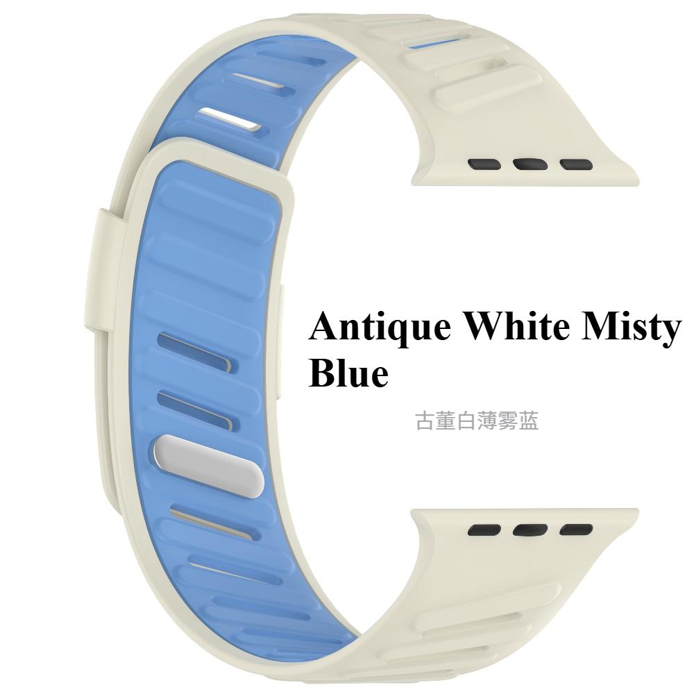 Silicone Sport Band For Apple Watch Ultra 49mm Slanted Buckle Bracelet for iWatch Series 10 46mm 9 8 7 6 5 4 SE 42mm 44mm 45mm Blanted Buckle Strap