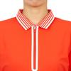 Galleria G Fore Pore Golfwear Women S Collar lonG Sleeve T ShirT G4lS23k863 Poppy