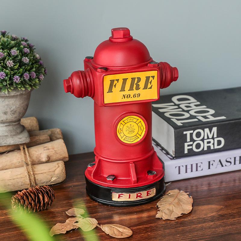 Vintage American British Industrial Style Fire Hydrant Home Decor Creative Prop Bar Display Ornament