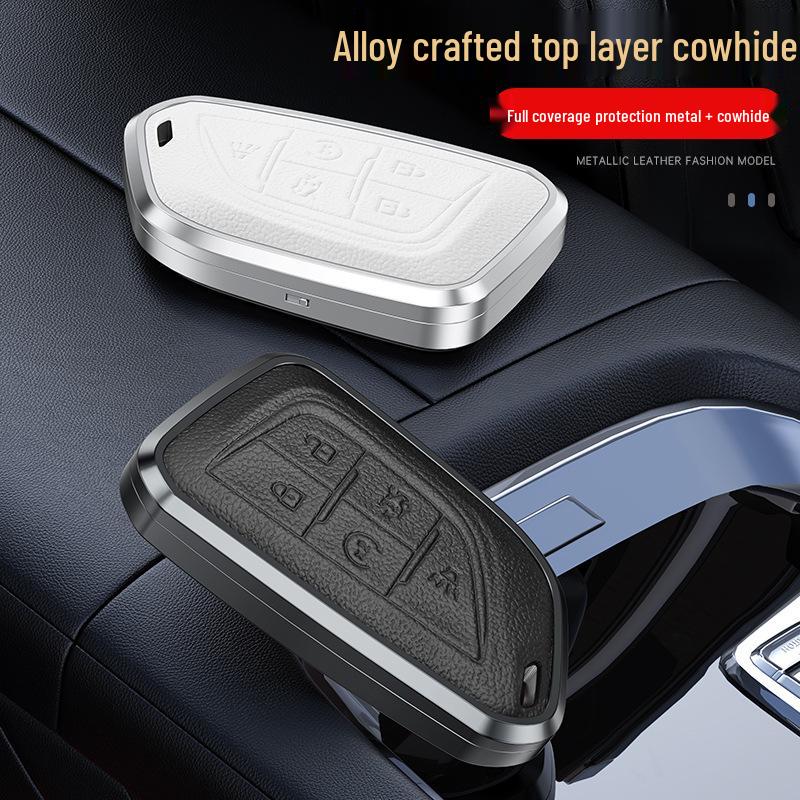 Cadillac Key Case for XT5, XT4, CT5, XT6, CT6 - Keychain and Protective Shell