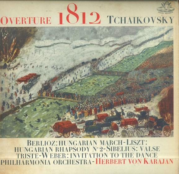 

LP Record HERBERT VON KARAJAN PHILHARMONIA O Tchaikovsky Overture 1812 Berlioz ANG35614 ANGEL RECORDS US Classical Used