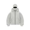 Unisex Double Hood Fleece Zipper Jacket for Spring, Autumn, and Winter