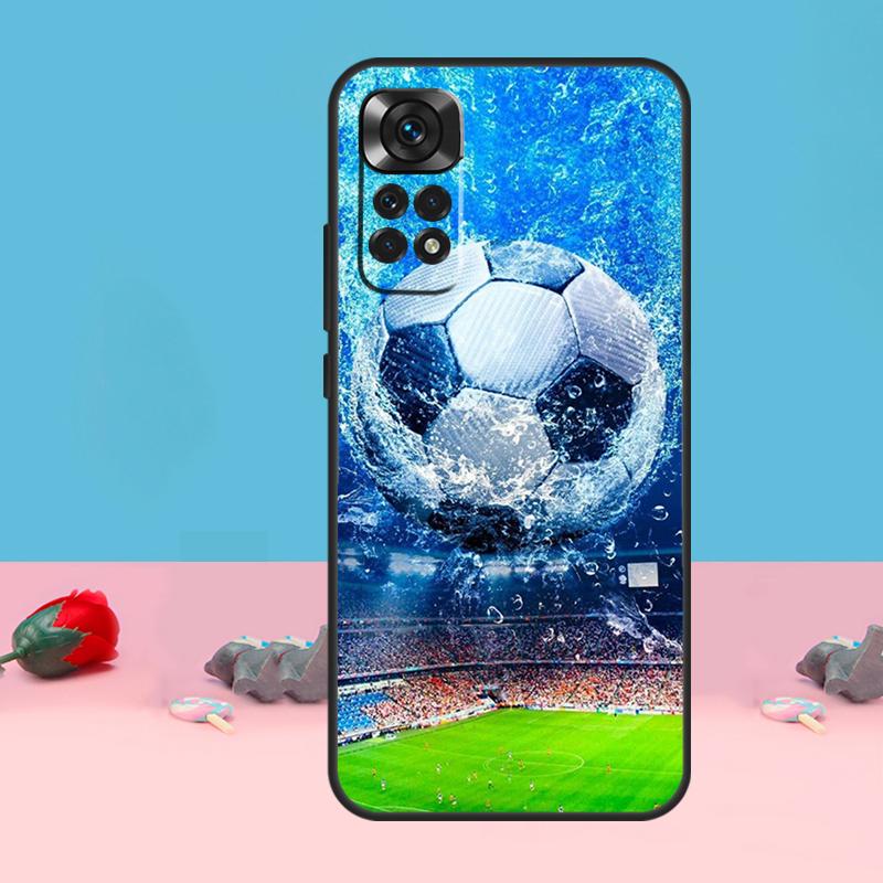 Football Soccer Cover For Xiaomi Redmi Note 12 10 11 13 14 Pro 11S 12S Case For Redmi 15C 13C 12C 10C 14C 15