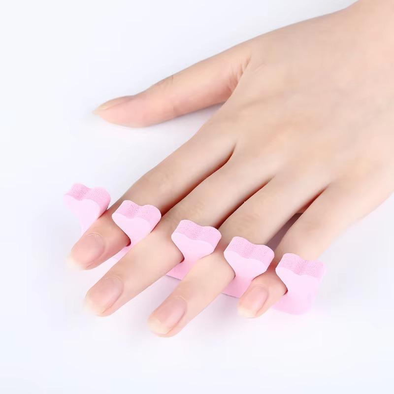 New Nail Art Finger Splitter Sponge Toe Separators Popular Soft Silica Gel Toes Fingers Dividers Manicure Pedicure Nails Tools