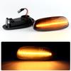2pcs Dynamic LED Turn Signal Lamp For Subaru Impreza 1993-2001 Amber Turn Signal Lights DC12V T10-Plug OEM#:84401FA050 84401FA04