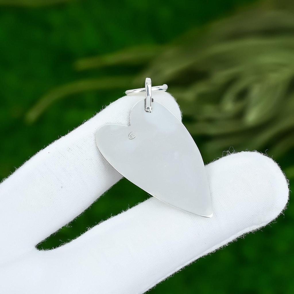 Sterling Silver Natural Pink Tourmaline Rough Anniversary Trendy Pendant Jewelry