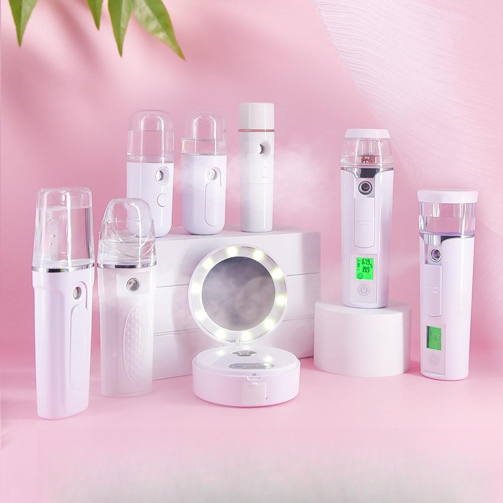 Large Volume Mist Moisturizing and Moisturizing Spray Instrument, Beauty Handheld Convenient Humidifier, Facialuse Cold Spray Moisturizing Instrument