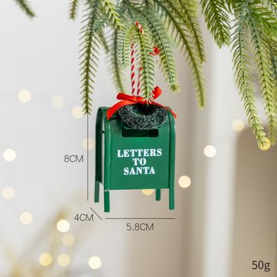 Briefe an den Weihnachtsmann Weihnachts-Hänge-Briefkasten Kreativer Weihnachtsmann Weihnachts-Schmuck Anhänger Handgefertigte Weihnachtsbaum-Dekoration Festival