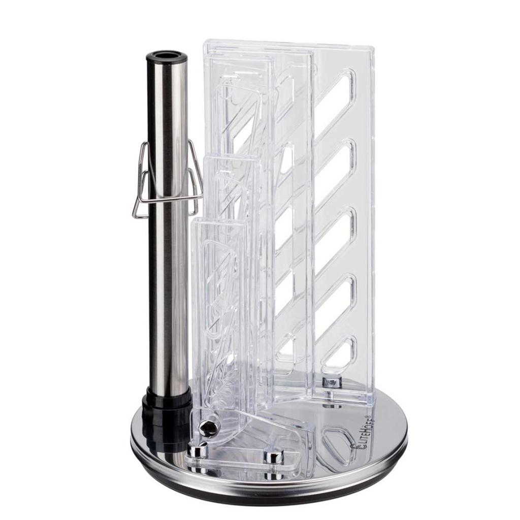 9-Piece Kitchen Knife Set In A Stand With Sharpener And Scissors E-6262