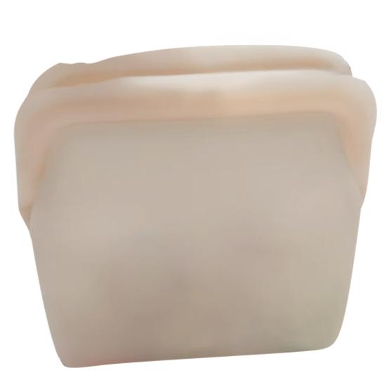 

Silicone Storage Bag Leak-Proof Upright Freezer Bag Prevent Odor Transfer Bag Reusable Thick Tear-Resistant Food Storage Bag S оранжевый
