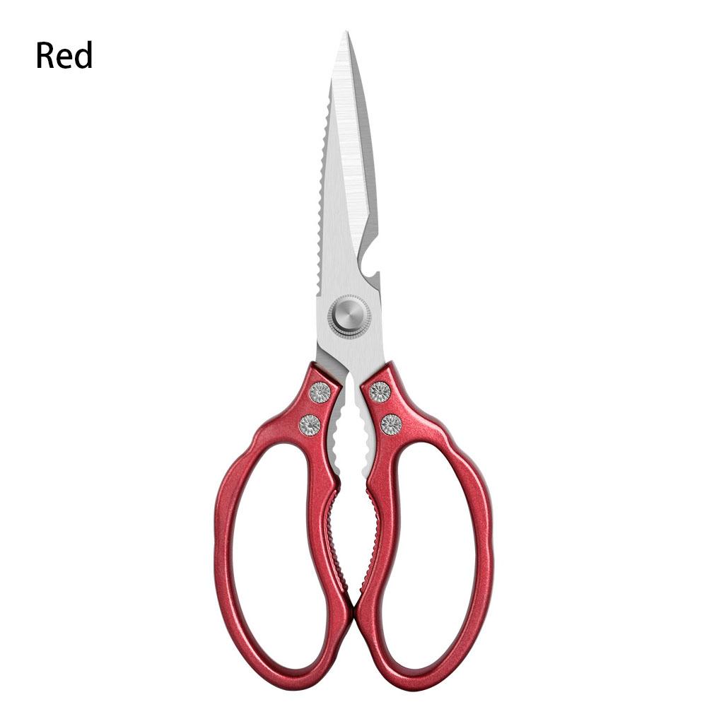 Multifunctional 5CR13 Japanese Stainless Steel Durable Kitchen Scissors For Roast Meat Shear Knife Can Cut Meat Fish Vegetable