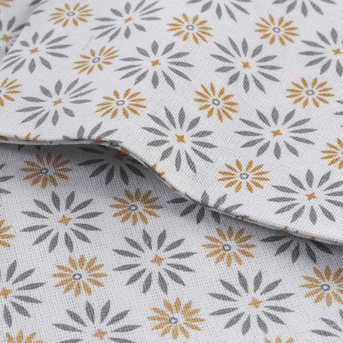 Serviettes de table - Floreor - Lot de 3 - Rose - 40x40cm - 100% coton imprimé